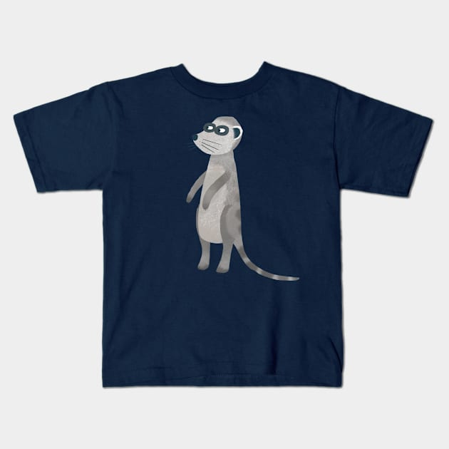 Meerkat Kids T-Shirt by NicSquirrell